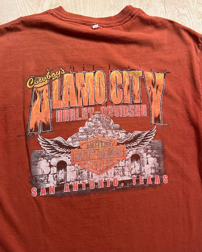 2000's Distressed Harley Davidson Alamo City T-Shirt