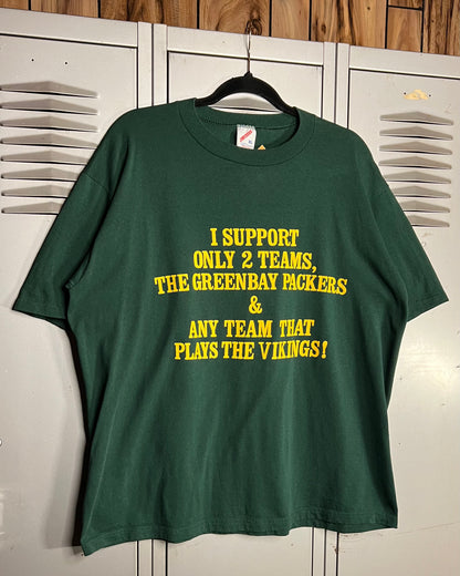 1990s Green Bay Packers Comedy Single Stitch T-Shirt