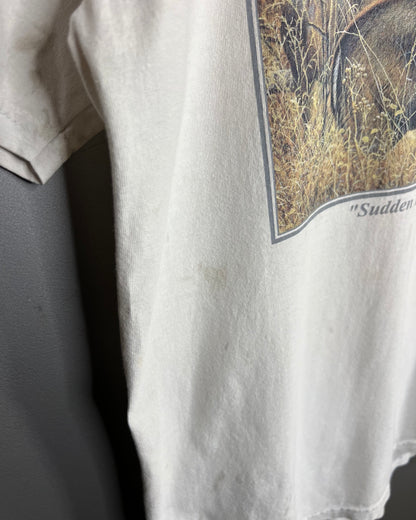 1990s Distressed Ducks Unlimited Whitetail Deer T-Shirt