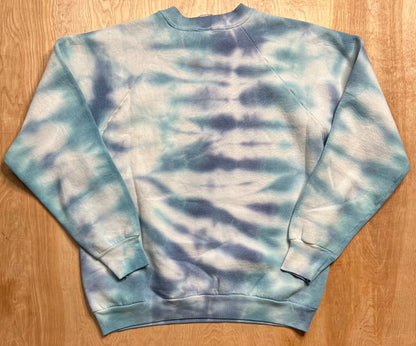 GSB Custom Tie Dye 1990's Wisconsin Fruit of the Loom Crewneck