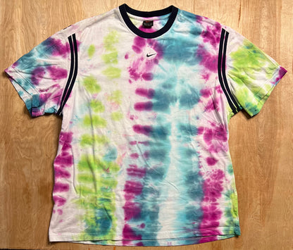 GSB Custom Tie Dye Late 90's Nike Center Swoosh T-Shirt