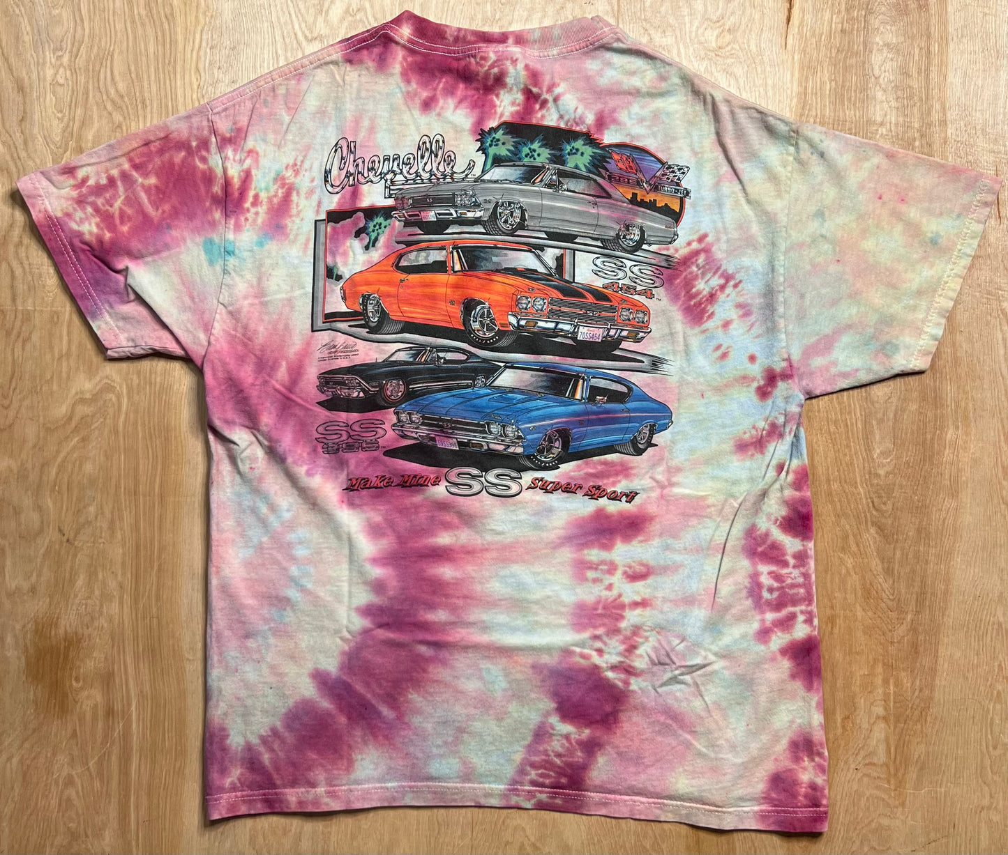 GSB Custom Tie Dye 2000 Chevelle "Make Mine Super Sport" T-Shirt