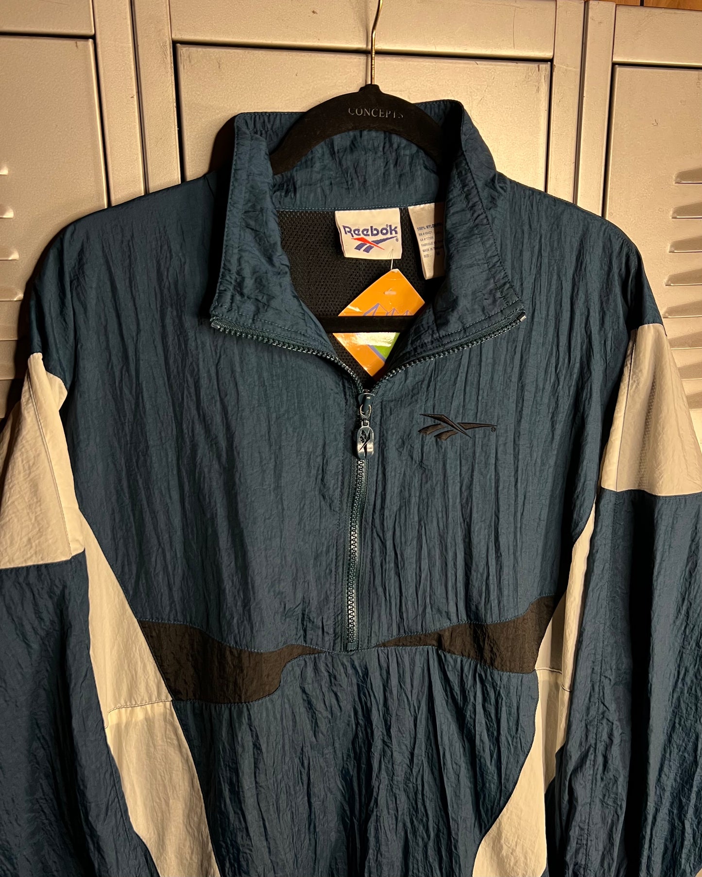 1990s Retro Reebok Zip up Windbreaker