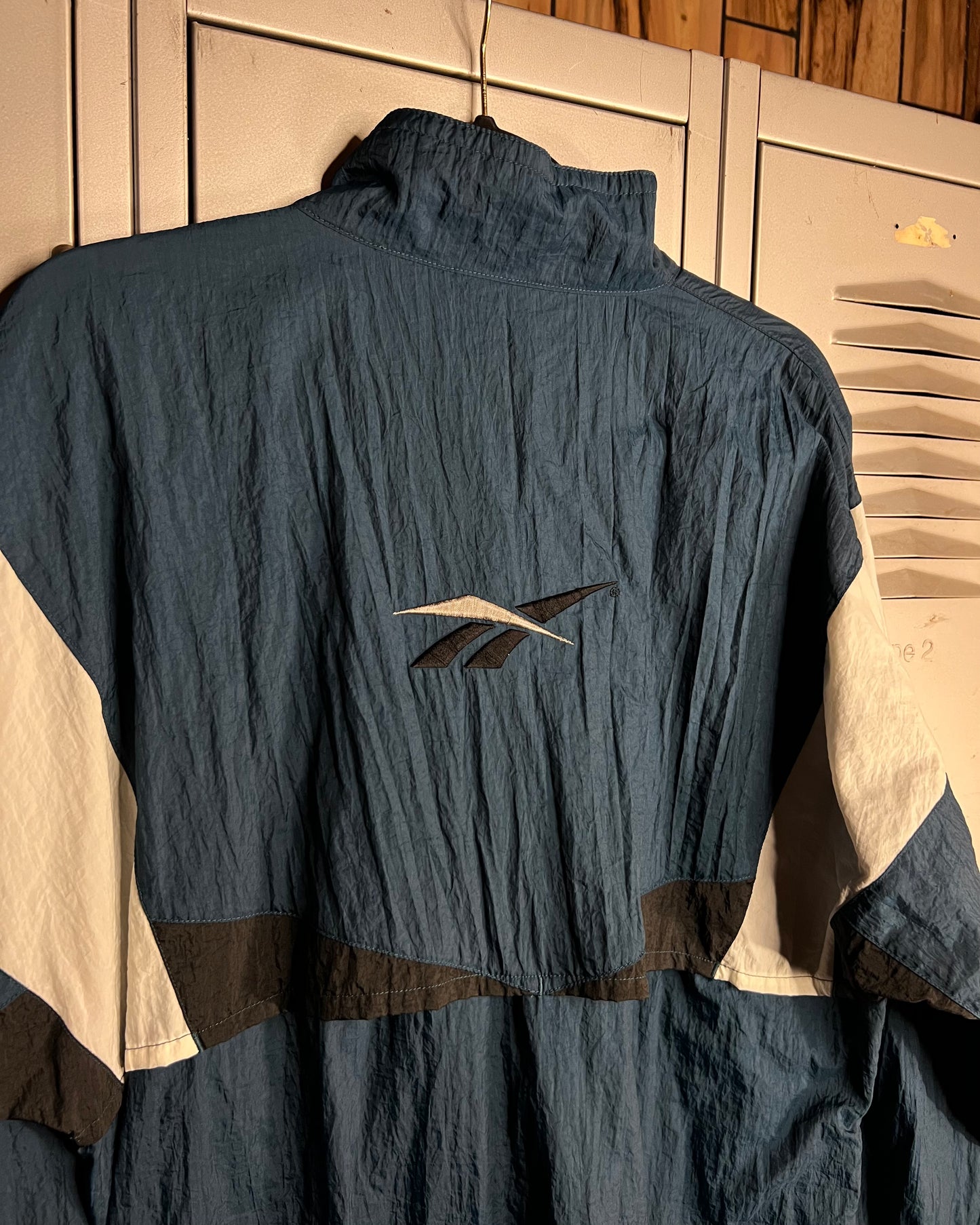 1990s Retro Reebok Zip up Windbreaker