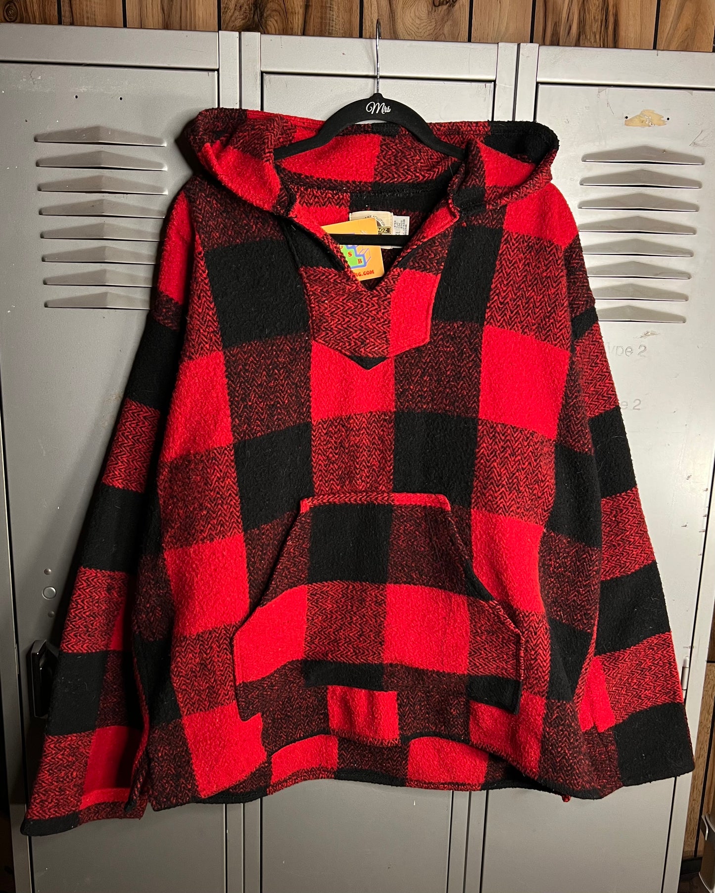 1990s Earth Ragz Super Heavy Flannel Hoodie