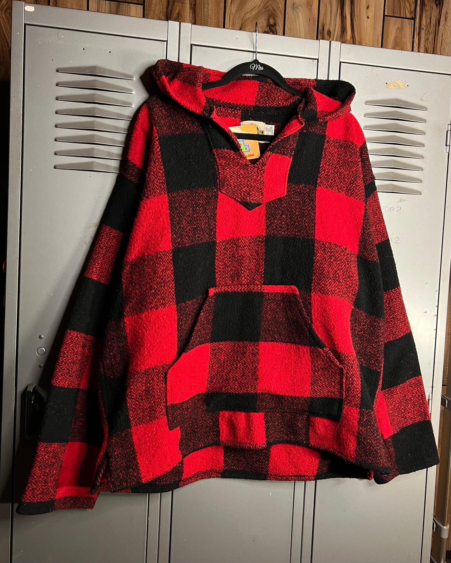 1990s Earth Ragz Super Heavy Flannel Hoodie