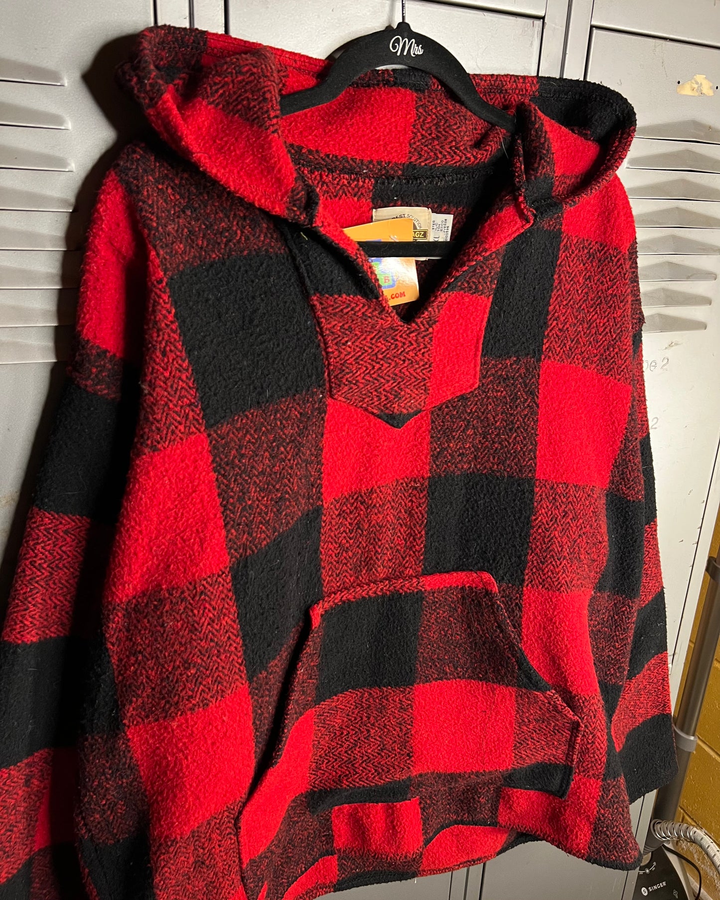 1990s Earth Ragz Super Heavy Flannel Hoodie