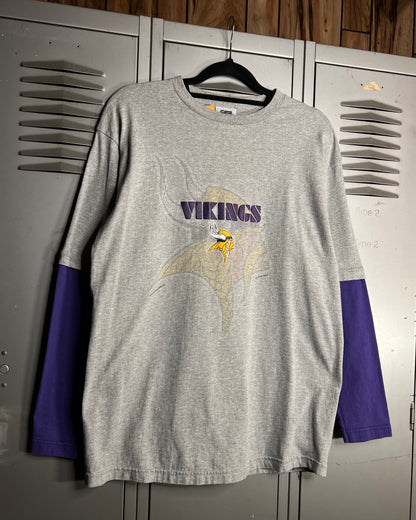 2001 Y2K Minnesota Vikings Long Sleeve Shirt