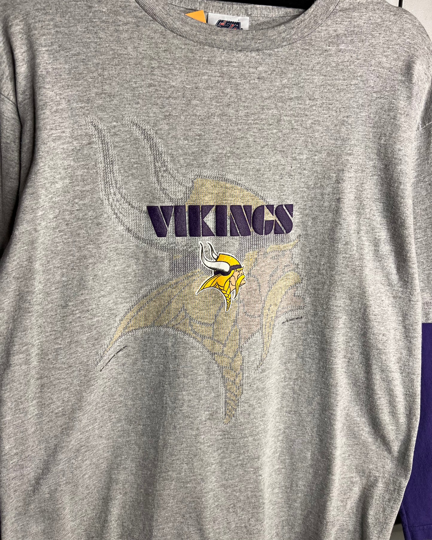 2001 Y2K Minnesota Vikings Long Sleeve Shirt