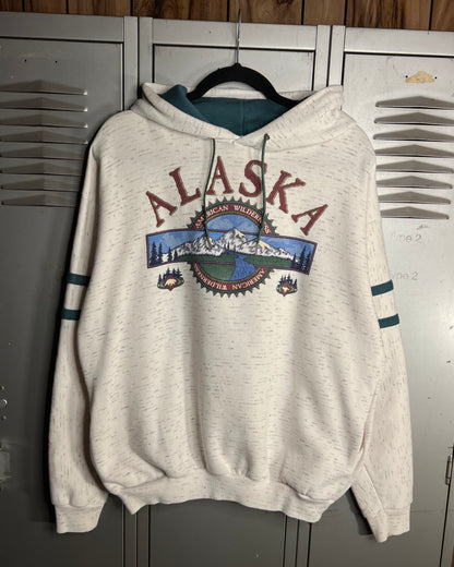 1990s Alaska "American Wilderness" Heavy Hoodie