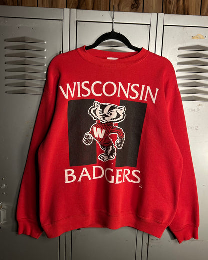 Early 1990's University of Wisconsin Badgers Crewneck