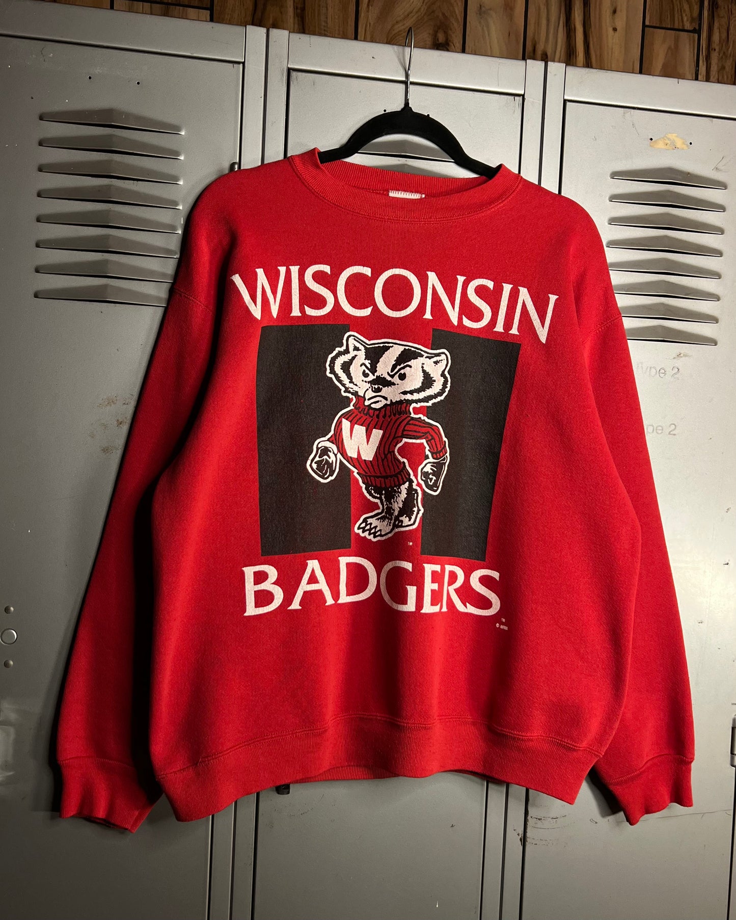 Early 1990's University of Wisconsin Badgers Crewneck