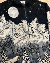 Load image into Gallery viewer, Vintage Wolf Mount Rushmore AOP Fleece Jacket
