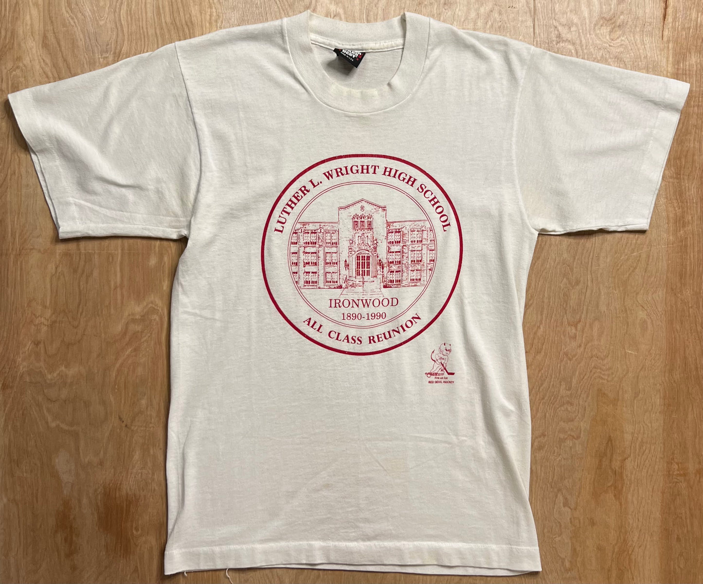 1990 Ironwood High School Class Reunion Single Stitch T-Shirt