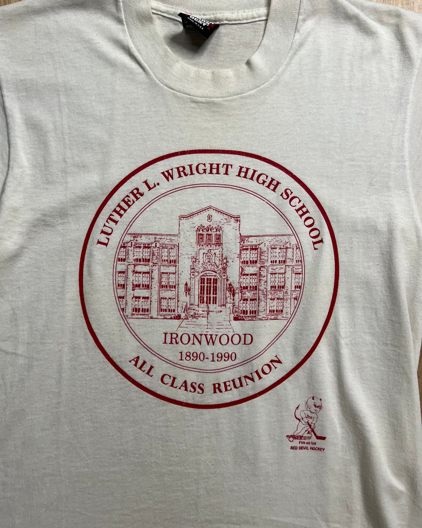 1990 Ironwood High School Class Reunion Single Stitch T-Shirt