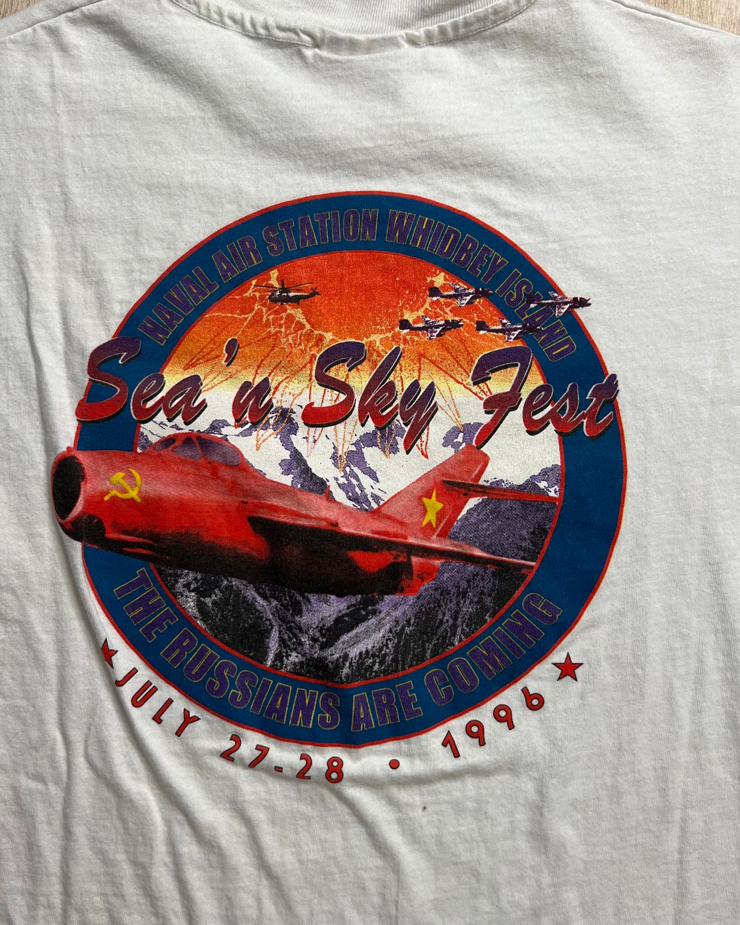 1996 Sea 'n Sky Fest "The Russians Are Coming" Single Stitch T-Shirt