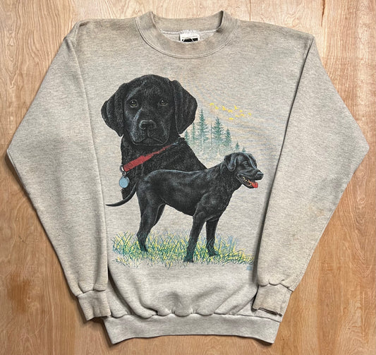 1994 Black Lab Distressed Crewneck