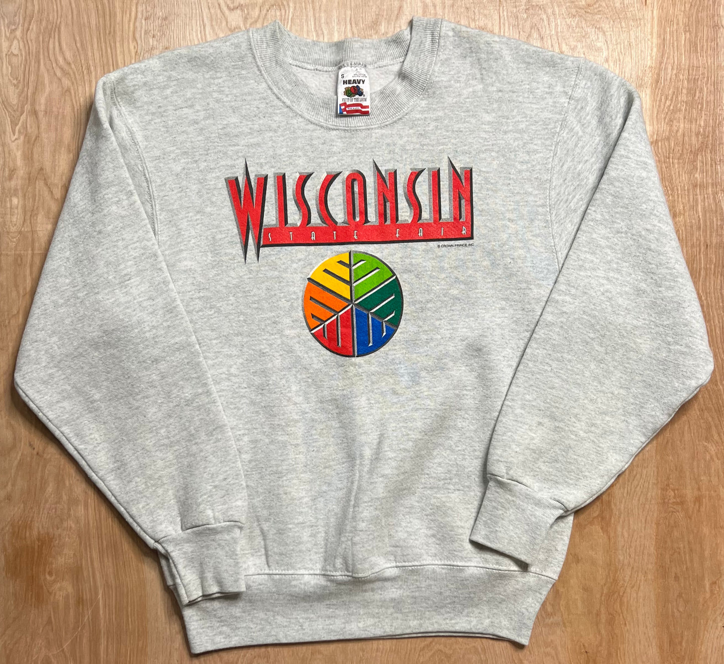 1990's Wisconsin State Fair Fruit of the Loom Crewneck