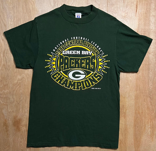 1996 Green Bay Packers Central Division Champions Logo 7 T-Shirt