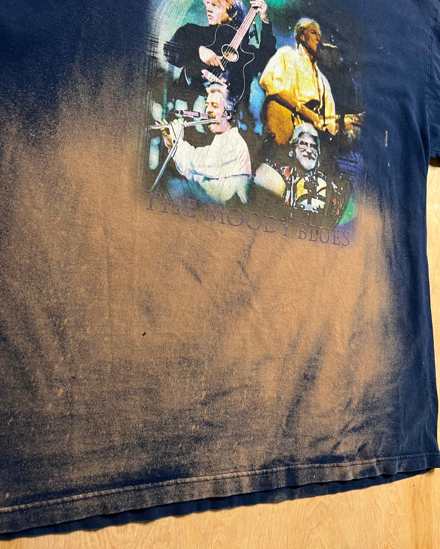 2000 The Moody Blues Hall of Fame Tour Bleached T-Shirt