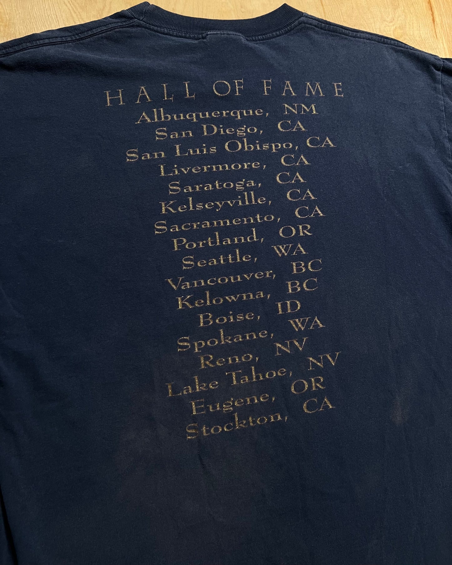 2000 The Moody Blues Hall of Fame Tour Bleached T-Shirt