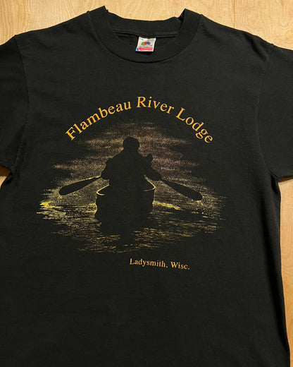 1990's Flambeau River Lodge Fruit of the Loom Single Stitch T-Shirt