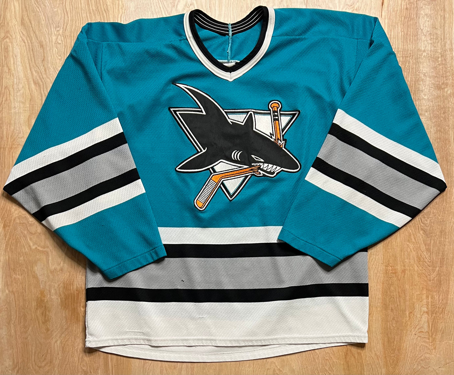 Vintage San Jose Sharks CCM Hockey Jersey