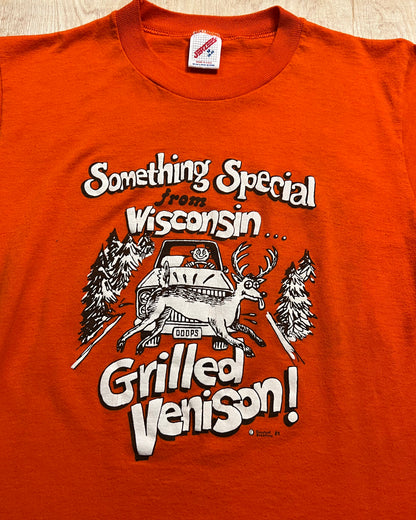 1989 "Something Special From Wisconsin, Grilled Venison" Single Stitch T-Shirt