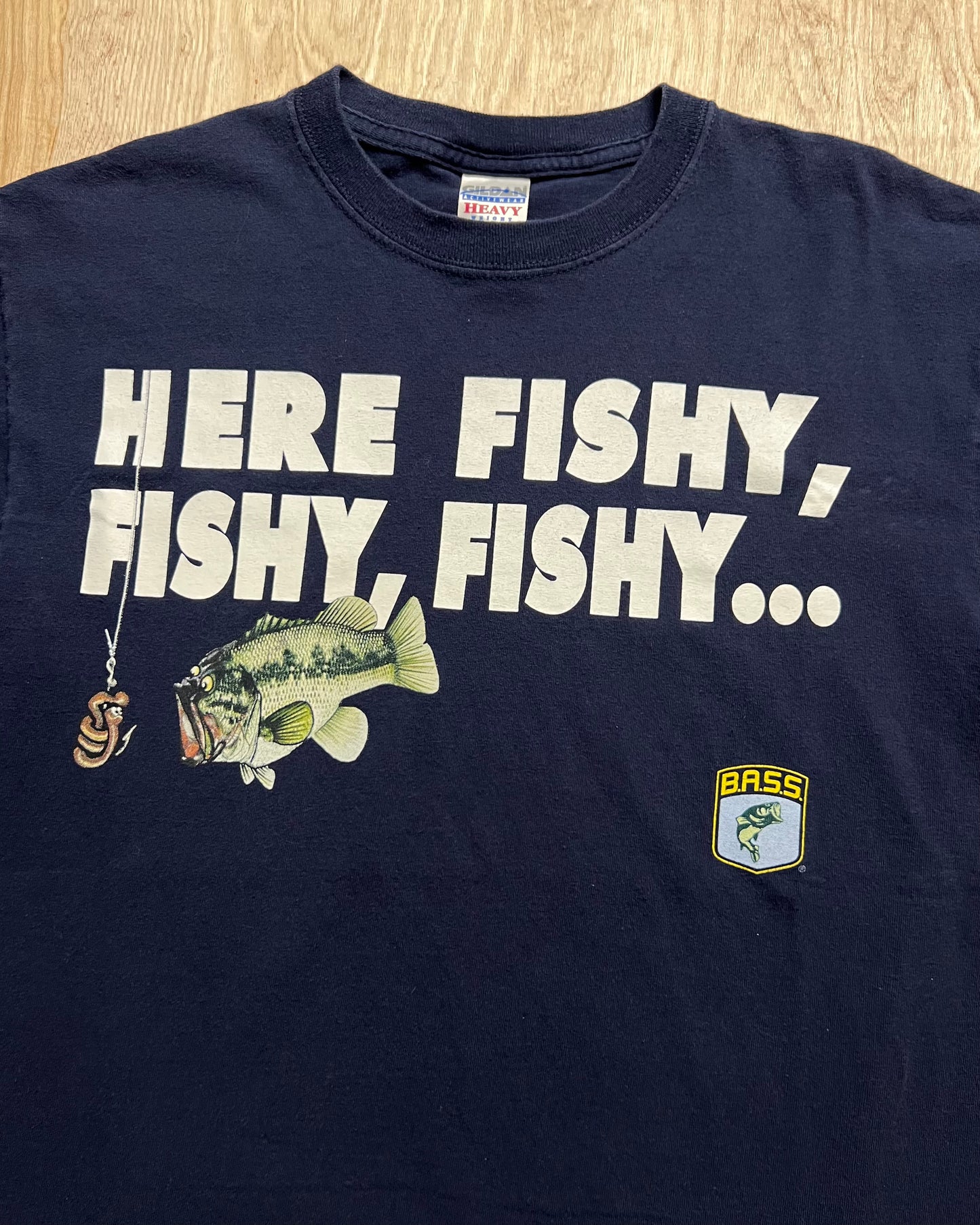Early 2000's "Here Fishy, Fishy, Fishy…" T-Shirt
