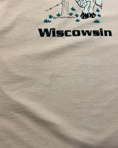 Vintage Early 1990's Wiscowsin "One Happy Camper" Single Stitch T-Shirt
