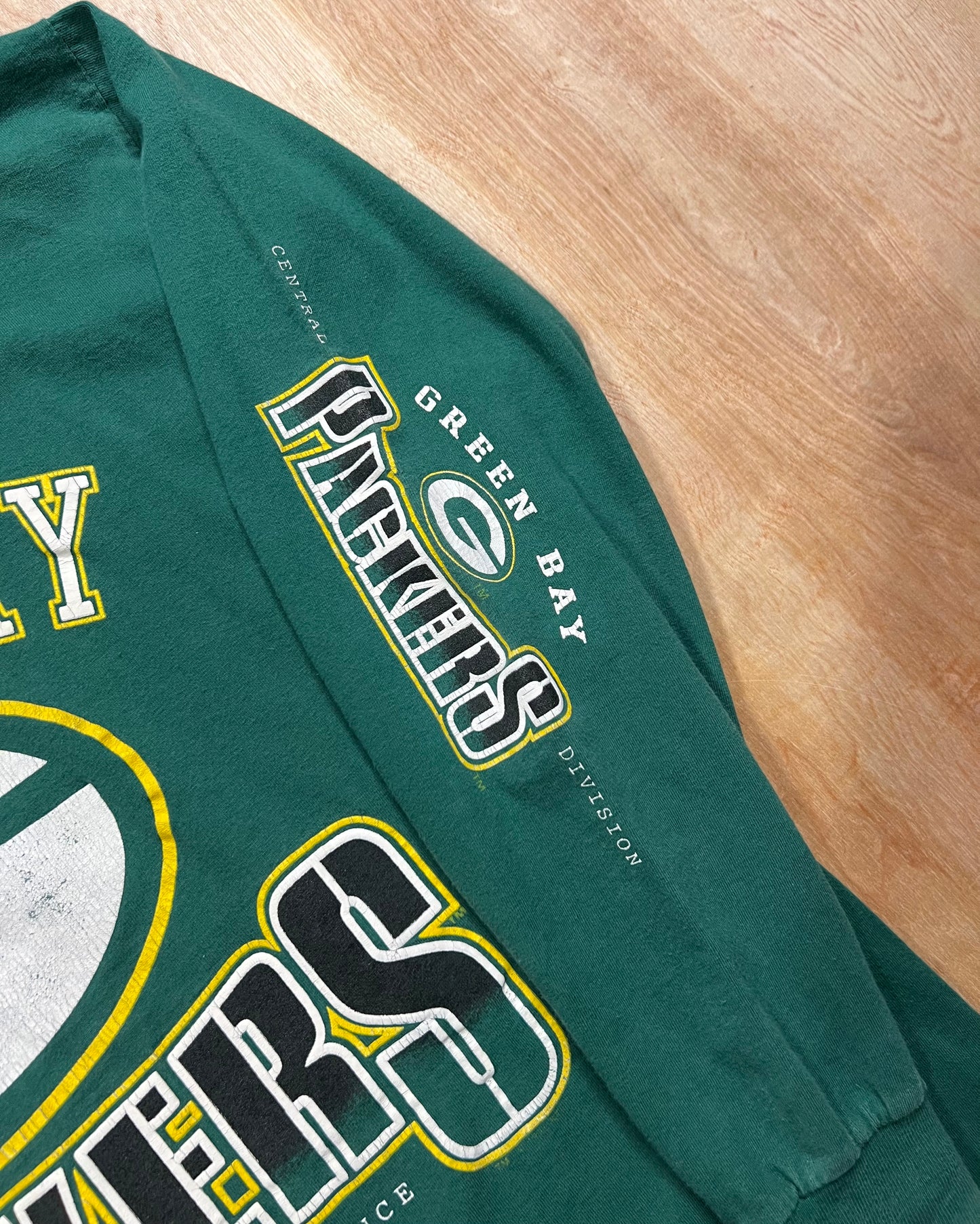 Vintage Early 2000's Faded Green Bay Packers Long Sleeve Shirt