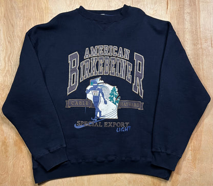 Vintage 1990's American American Birkebeiner Hayward Wisconsin Crewneck