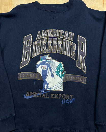 Vintage 1990's American American Birkebeiner Hayward Wisconsin Crewneck