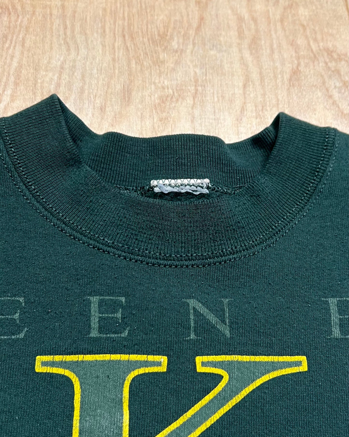 1992 Faded Green Bay Packers Spellout Crewneck