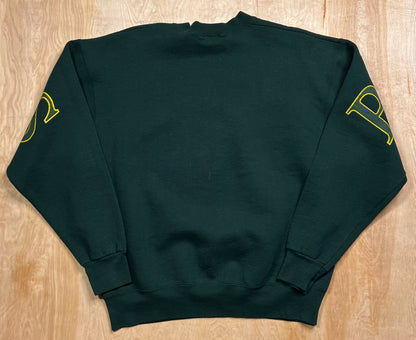 1992 Faded Green Bay Packers Spellout Crewneck