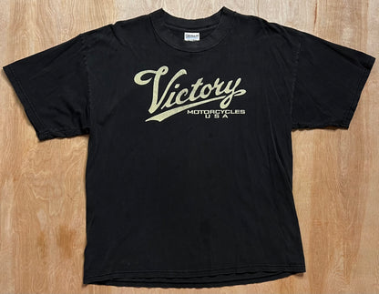 1999 Victory Motorcycles Sturgis Rally Distressed T-Shirt