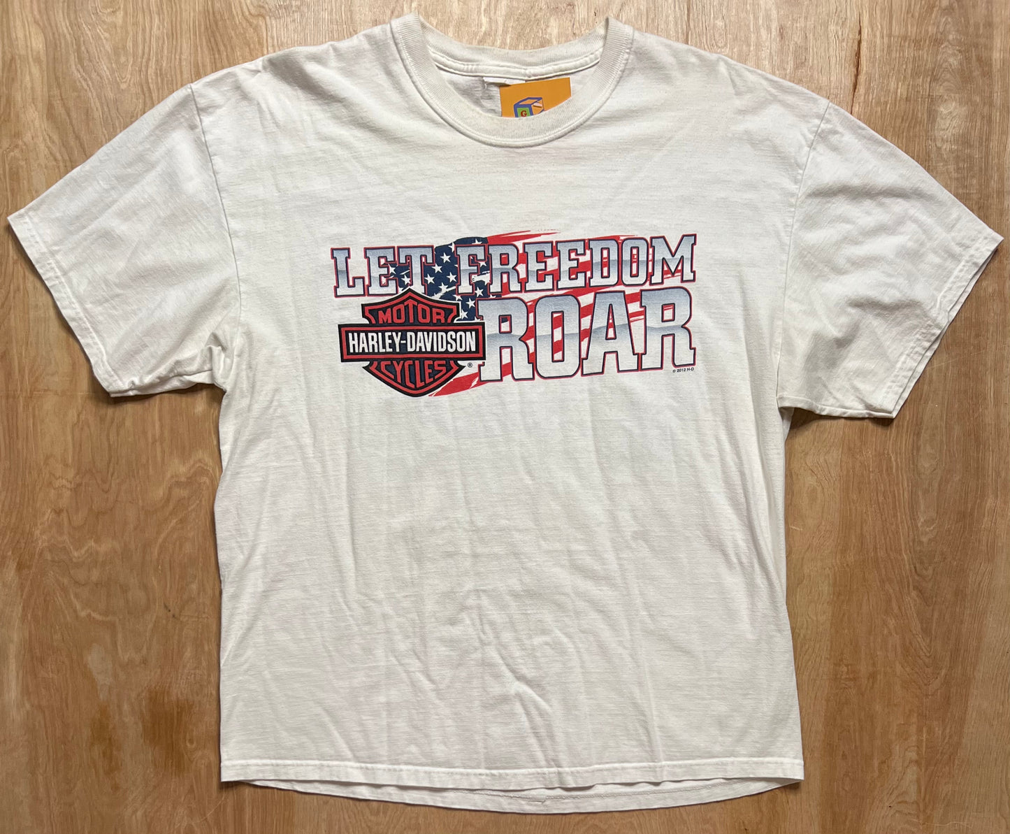Harley Davidson "Let Freedom Roar" Gillete, Wyoming T-Shirt