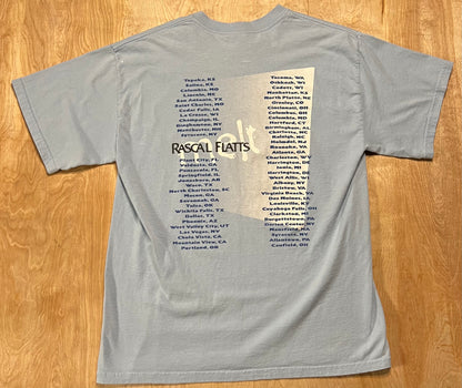 Vintage 2003 Rascal Flatts Rap Style Tour T-Shirt