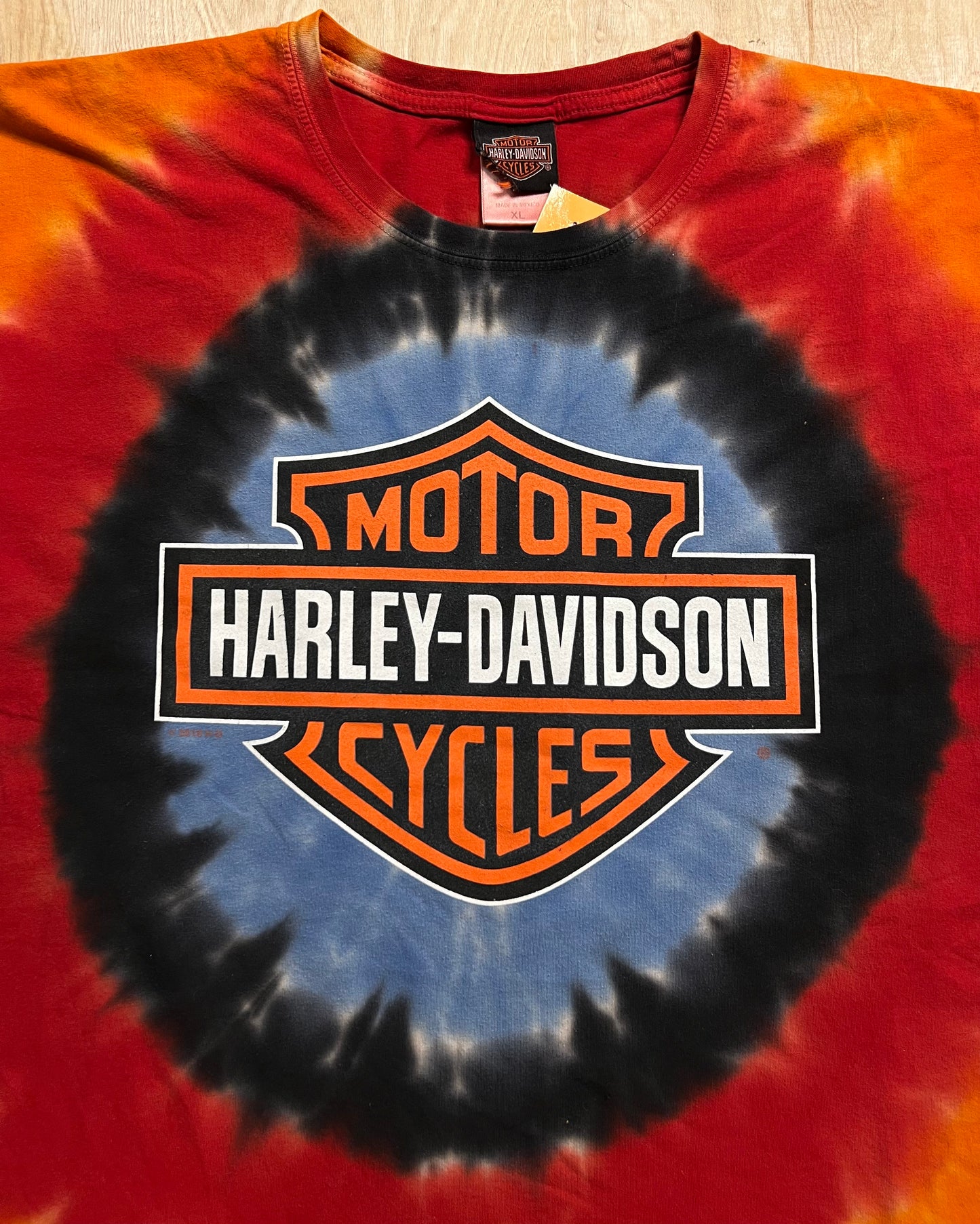 2000's Harley Davidson Tie Dye Chippewa Falls, Wisconsin T-Shirt
