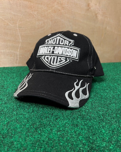 2000's Harley Davidson Flames Hat