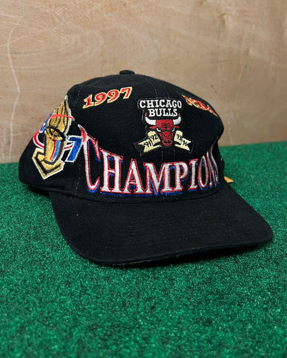1997 Chicago Bulls Championship Locker Room Hat