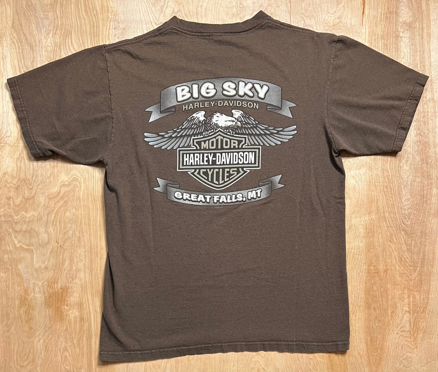 2000's Harley Davidson Big Sky, Montana T-Shirt