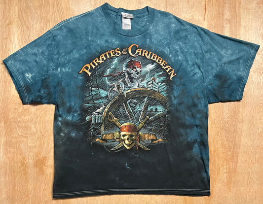 Vintage Pirates of the Caribbean Tie Dye T-Shirt