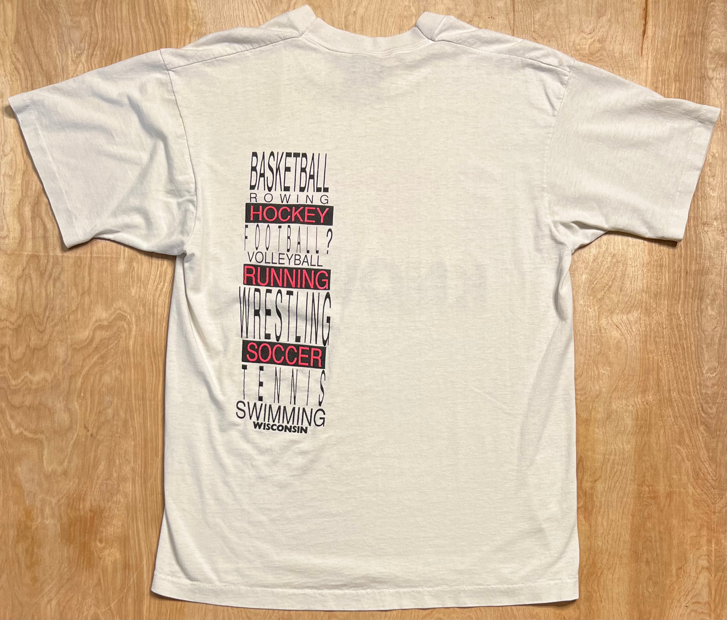 Early 1990's "Bucky Knows" Single Stitch T-Shirt
