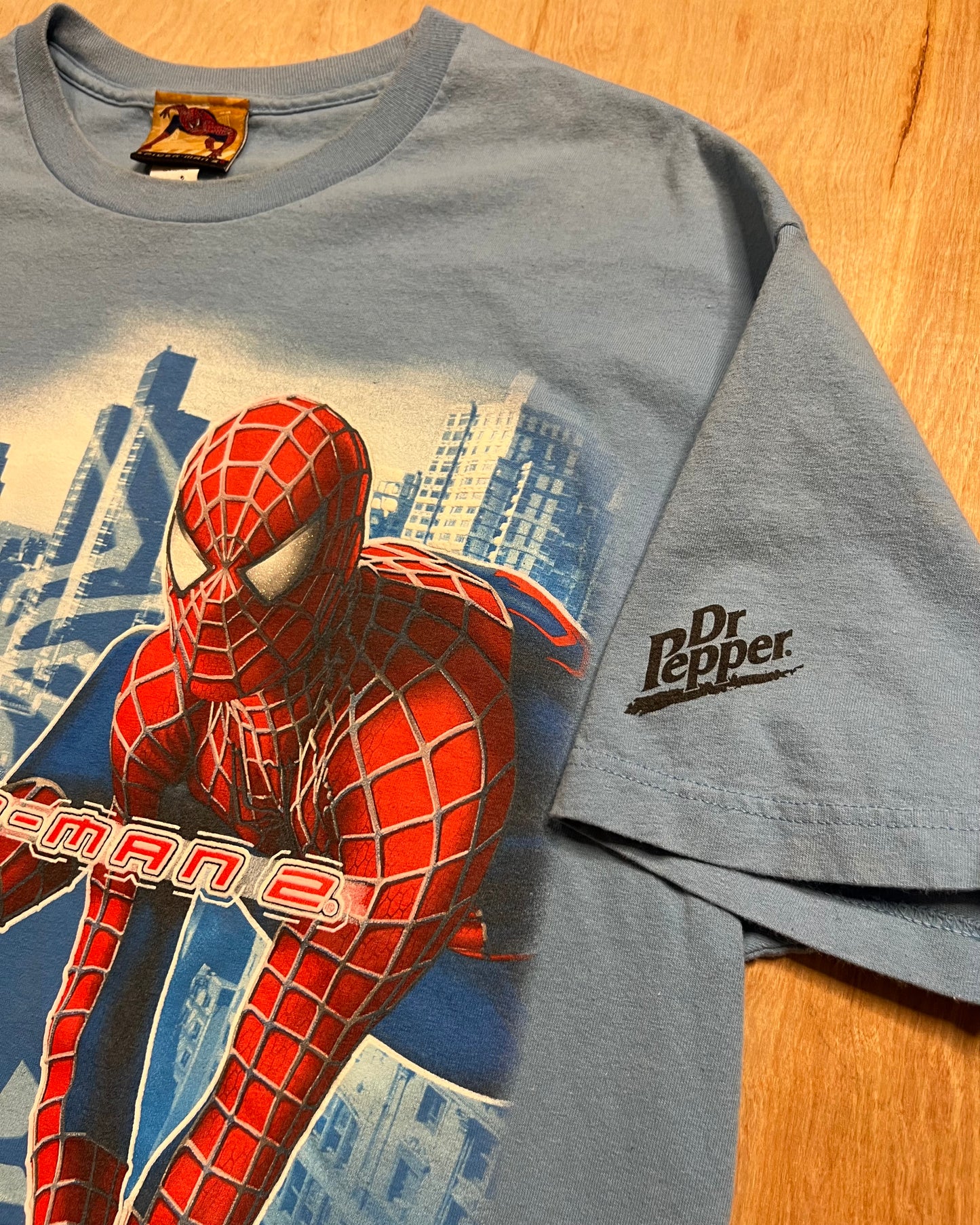 2004 Spiderman 2 X Dr. Pepper Movie Promo T-Shirt