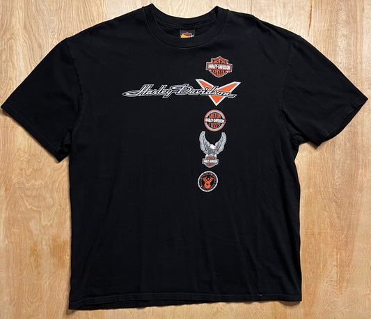 2000's Harley Davidson Rice Lake, Wisconsin T-Shirt
