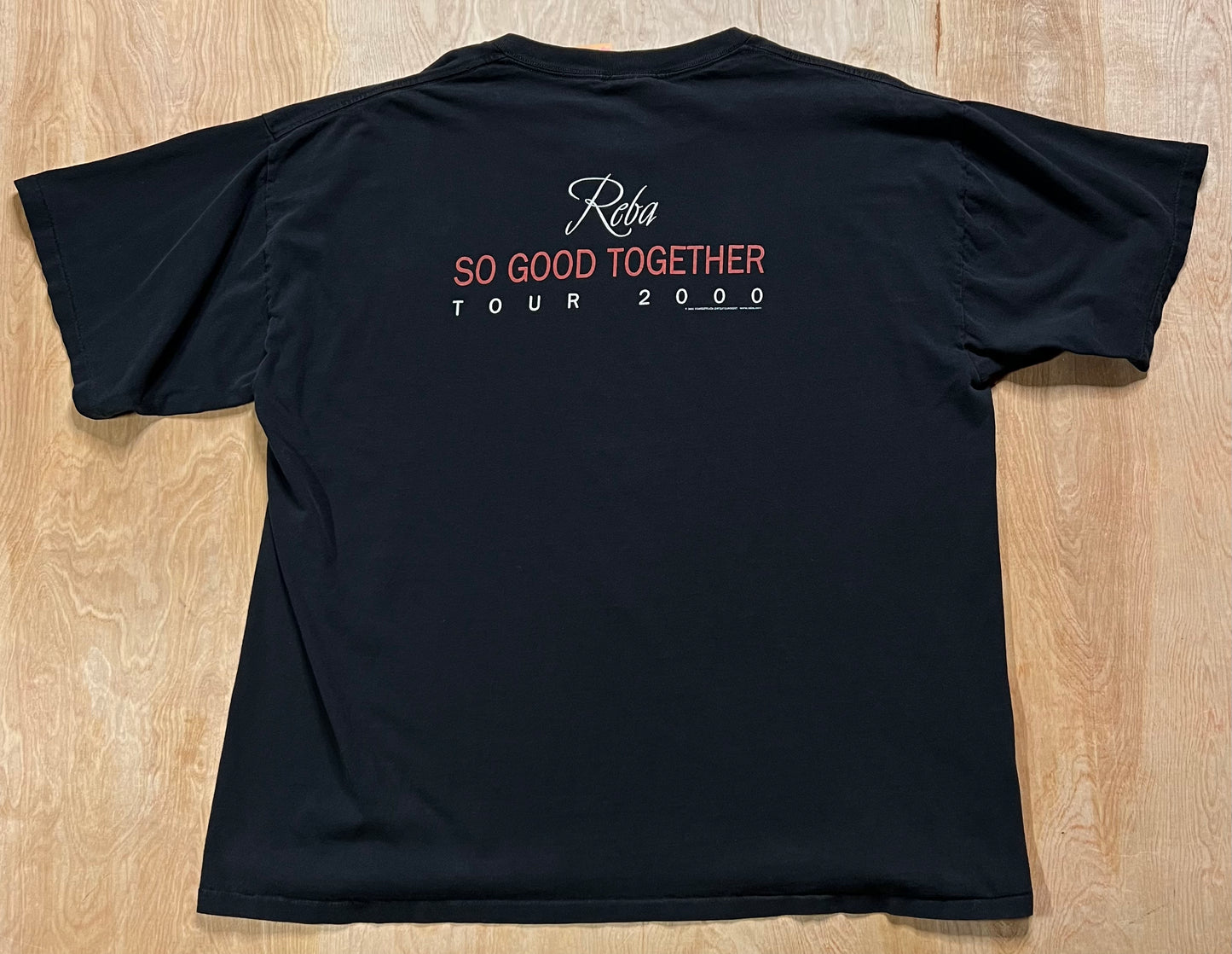 2000 Faded Reba "So Good Together" Single Stitch Tour T-Shirt