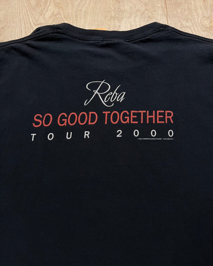 2000 Faded Reba "So Good Together" Single Stitch Tour T-Shirt