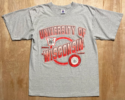 1990's Wisconsin Badgers Logo 7 Single Stitch T-Shirt