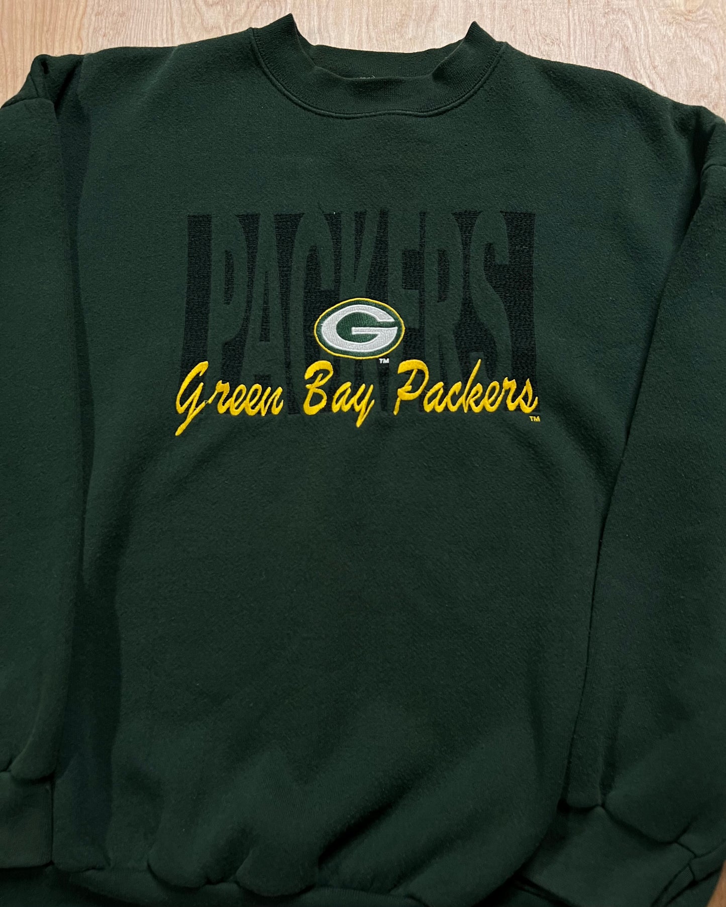 1990's Green Bay Packers Logo 7 Crewneck